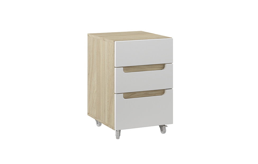 Тумбы - изображение №3 "Выкатная тумба Анри с выдвижными ящиками"  на www.Angstrem-mebel.ru