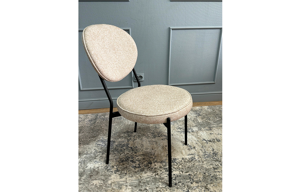 Кухонные стулья - изображение №9 "Стул Орпен бежевый / опоры черные"  на www.Angstrem-mebel.ru