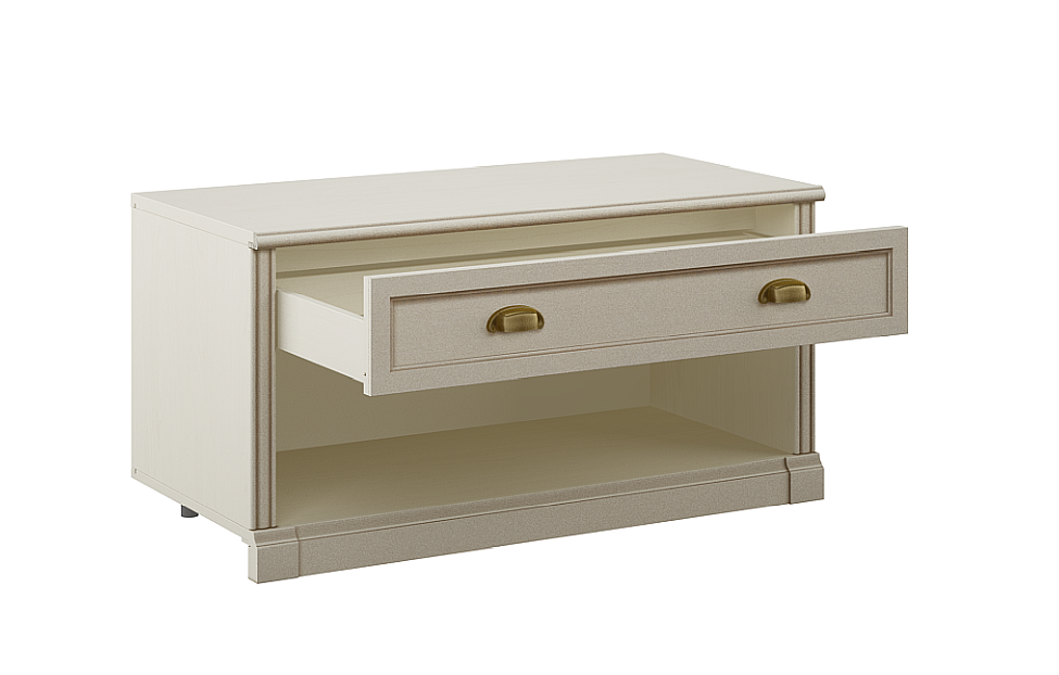 Тумбы для обуви - изображение №3 "Тумба Изотта для обуви с выдвижным ящиком"  на www.Angstrem-mebel.ru