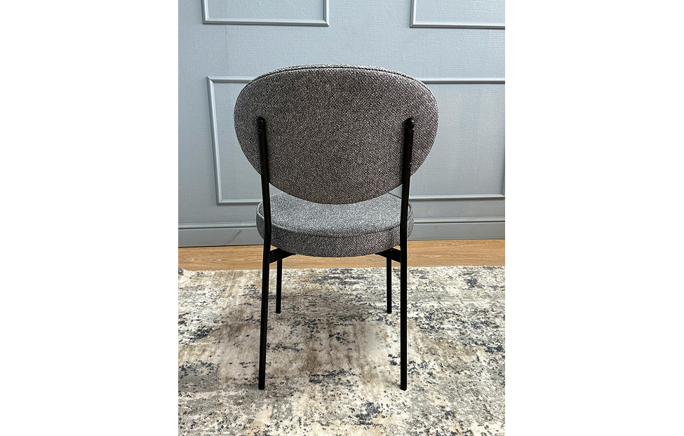 Кухонные стулья - изображение №5 "Стул Орпен серый / опоры черные"  на www.Angstrem-mebel.ru