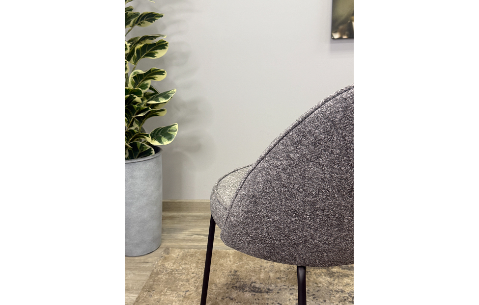 Кухонные стулья - изображение №12 "Стул Мане серый / опоры черные"  на www.Angstrem-mebel.ru