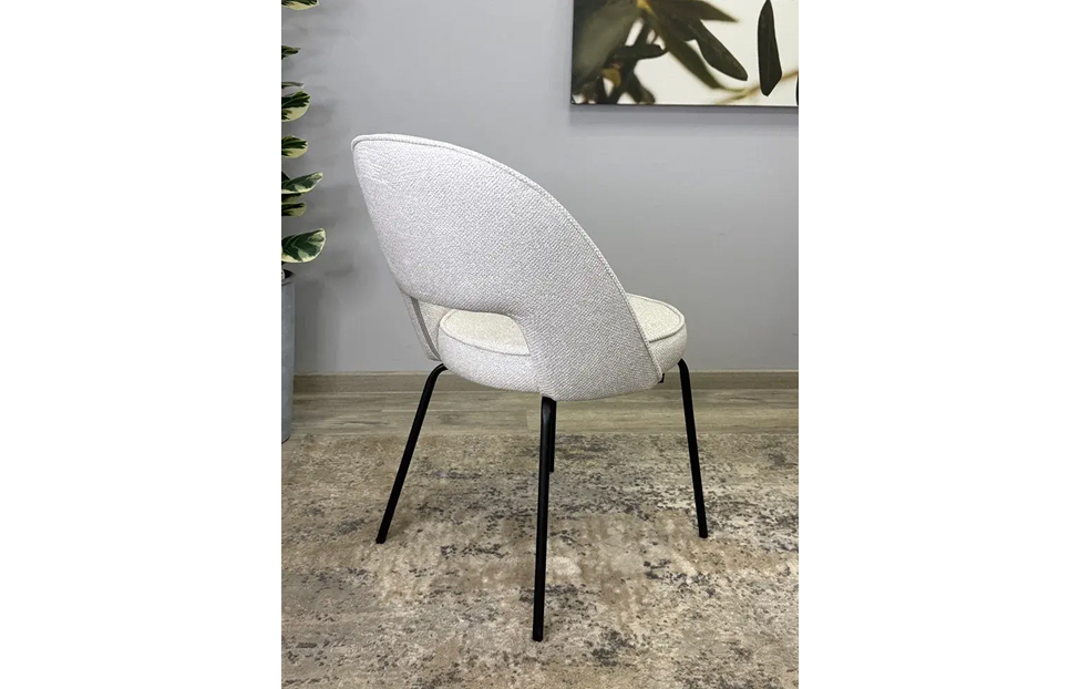 Кухонные стулья - изображение №6 "Стул Мане серебристый / опоры черные"  на www.Angstrem-mebel.ru