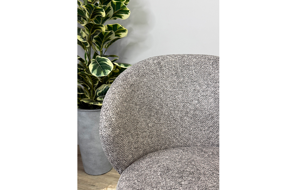 Кухонные стулья - изображение №6 "Стул Дега серый / опоры черные"  на www.Angstrem-mebel.ru