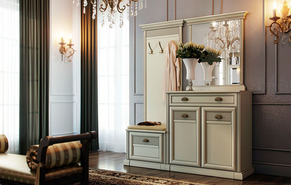 Вешалки - изображение №4 "Панель с крючками для прихожей Изотта"  на www.Angstrem-mebel.ru