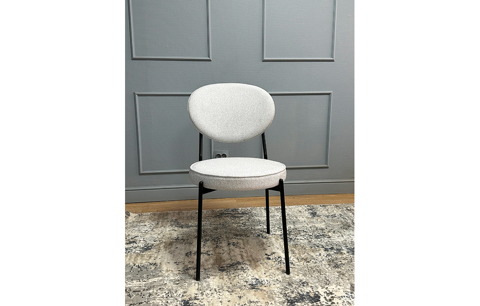 Кухонные стулья - изображение №3 "Стул Орпен серебристый / опоры черные"  на www.Angstrem-mebel.ru