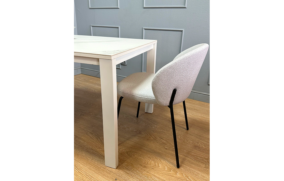 Обеденные столы - изображение №13 "Стол обеденный Легро раздвижной /1300 керамика белый мрамор"  на www.Angstrem-mebel.ru