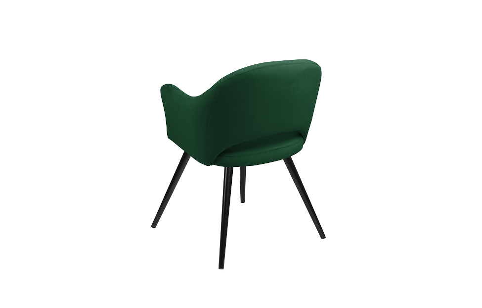 Кухонные стулья - изображение №3 "Стул-кресло Грейс поворотный зеленый / опоры черные"  на www.Angstrem-mebel.ru