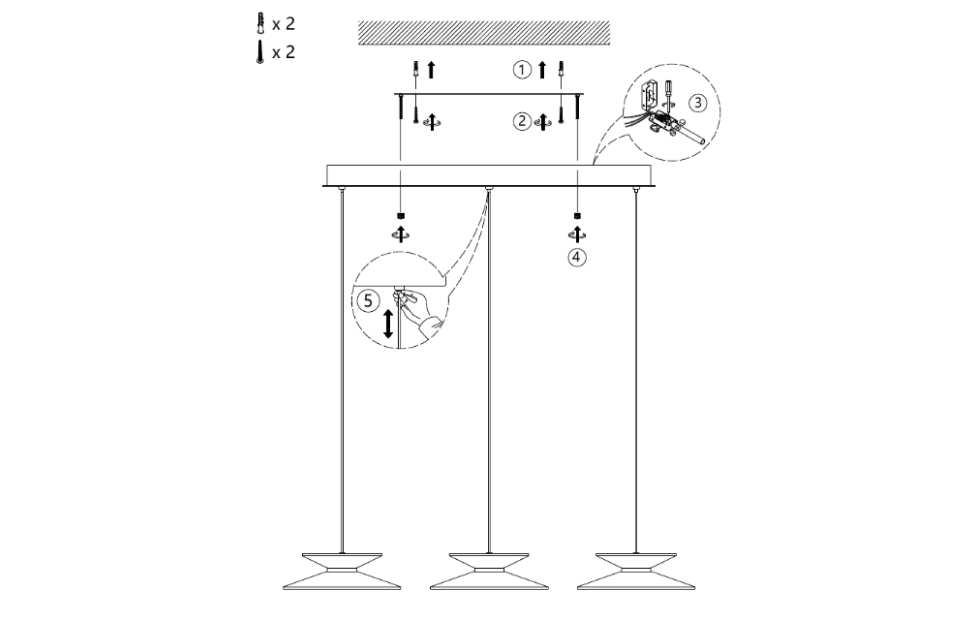 Люстры - изображение №8 "Потолочная люстра Platt L700*W200*H300/1800 3*LED*4.3W, 4372-3P"  на www.Angstrem-mebel.ru
