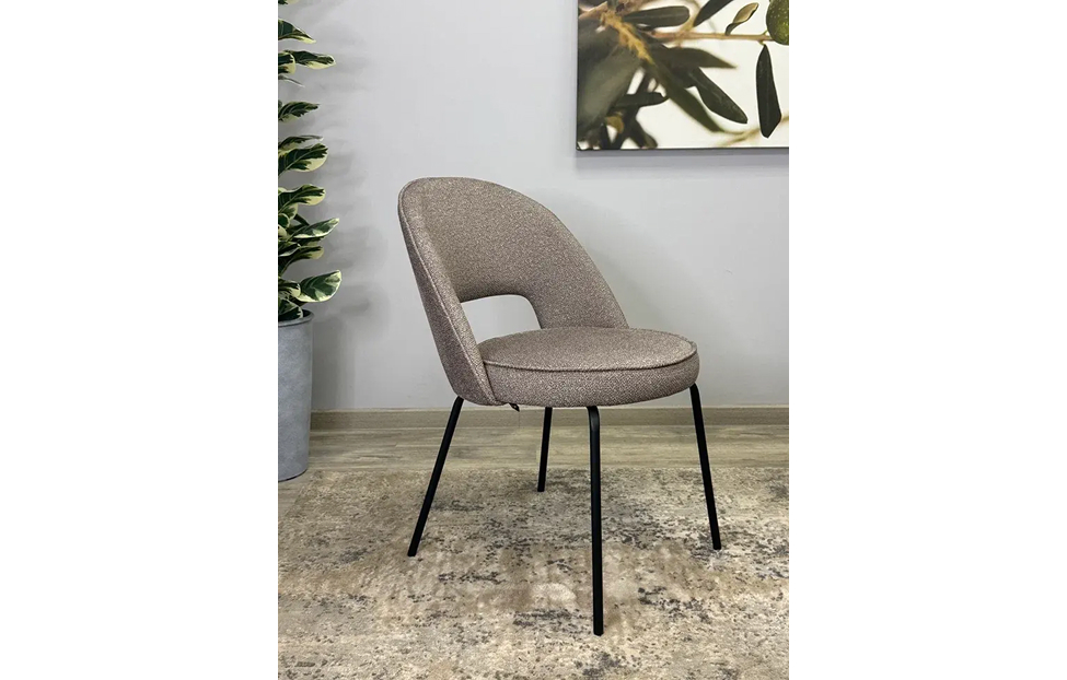 Кухонные стулья - изображение №9 "Стул Мане капучино / опоры черные"  на www.Angstrem-mebel.ru