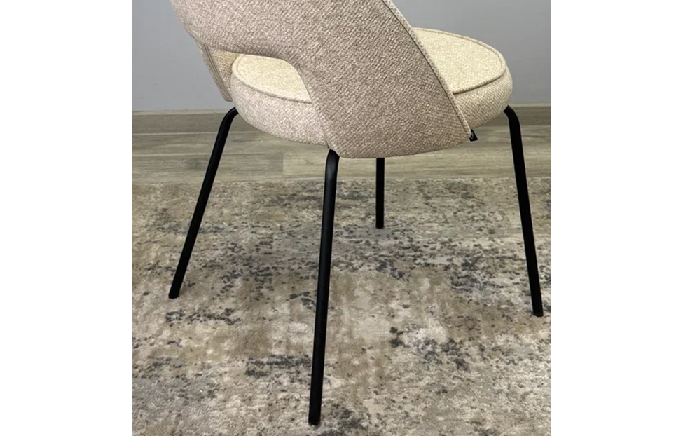 Кухонные стулья - изображение №7 "Стул Мане бежевый / опоры черные"  на www.Angstrem-mebel.ru