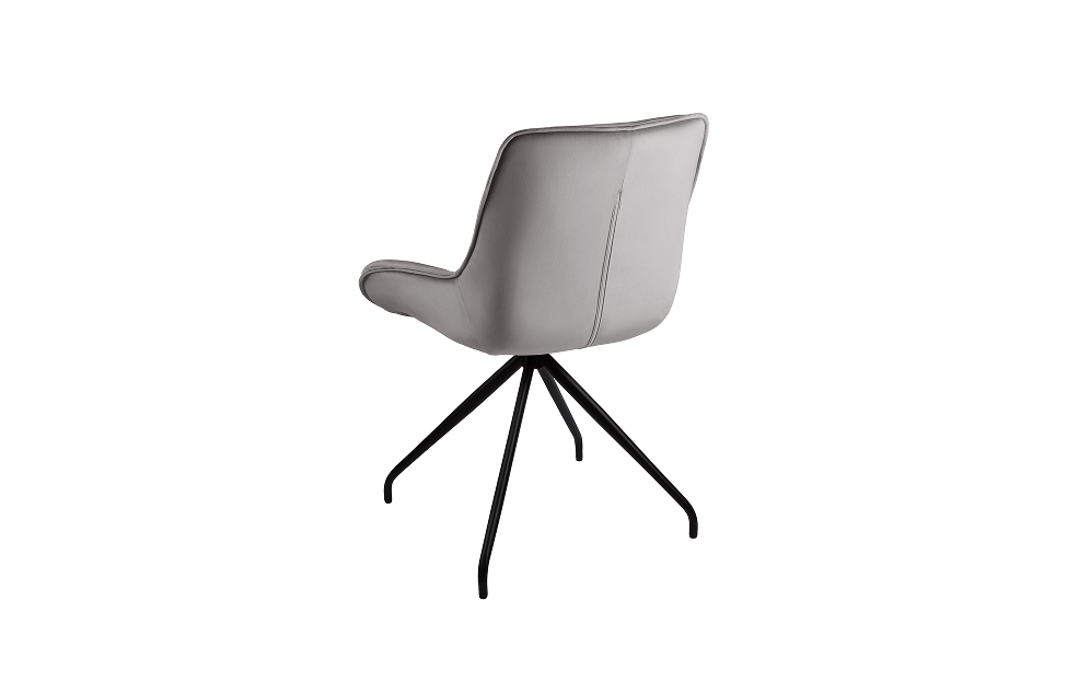 Кухонные стулья - изображение №6 "Стул-кресло Сити поворотный серый / черный"  на www.Angstrem-mebel.ru