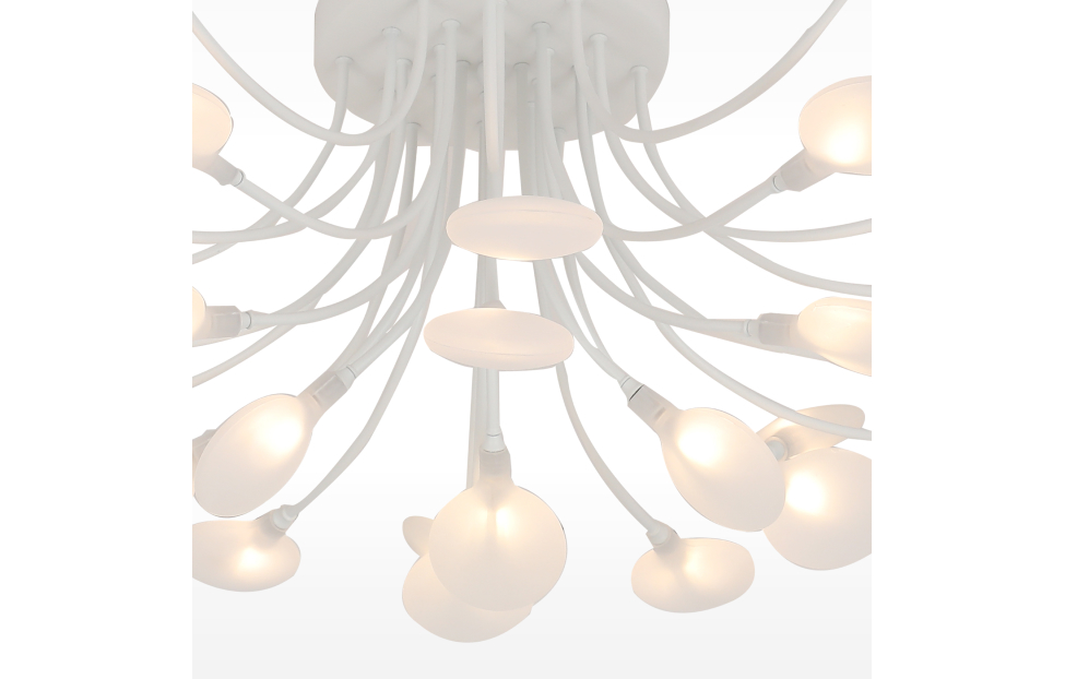 Люстры - изображение №6 "Потолочная люстра Skein (белый) D880*H320 28*G4LED*3W"  на www.Angstrem-mebel.ru