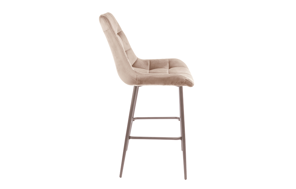 Барные стулья - изображение №4 "Стул барный Глейс бежевый / опоры капучино"  на www.Angstrem-mebel.ru