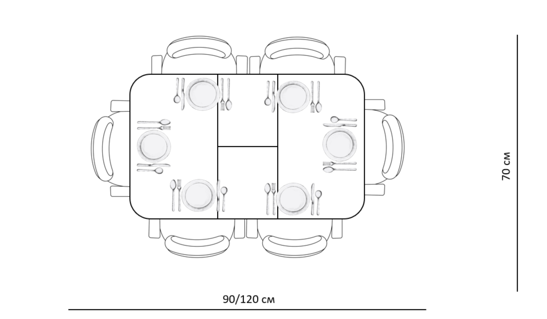 Обеденные столы - изображение №4 "Стол обеденный Орпен опоры белый/столешница белый сатин"  на www.Angstrem-mebel.ru