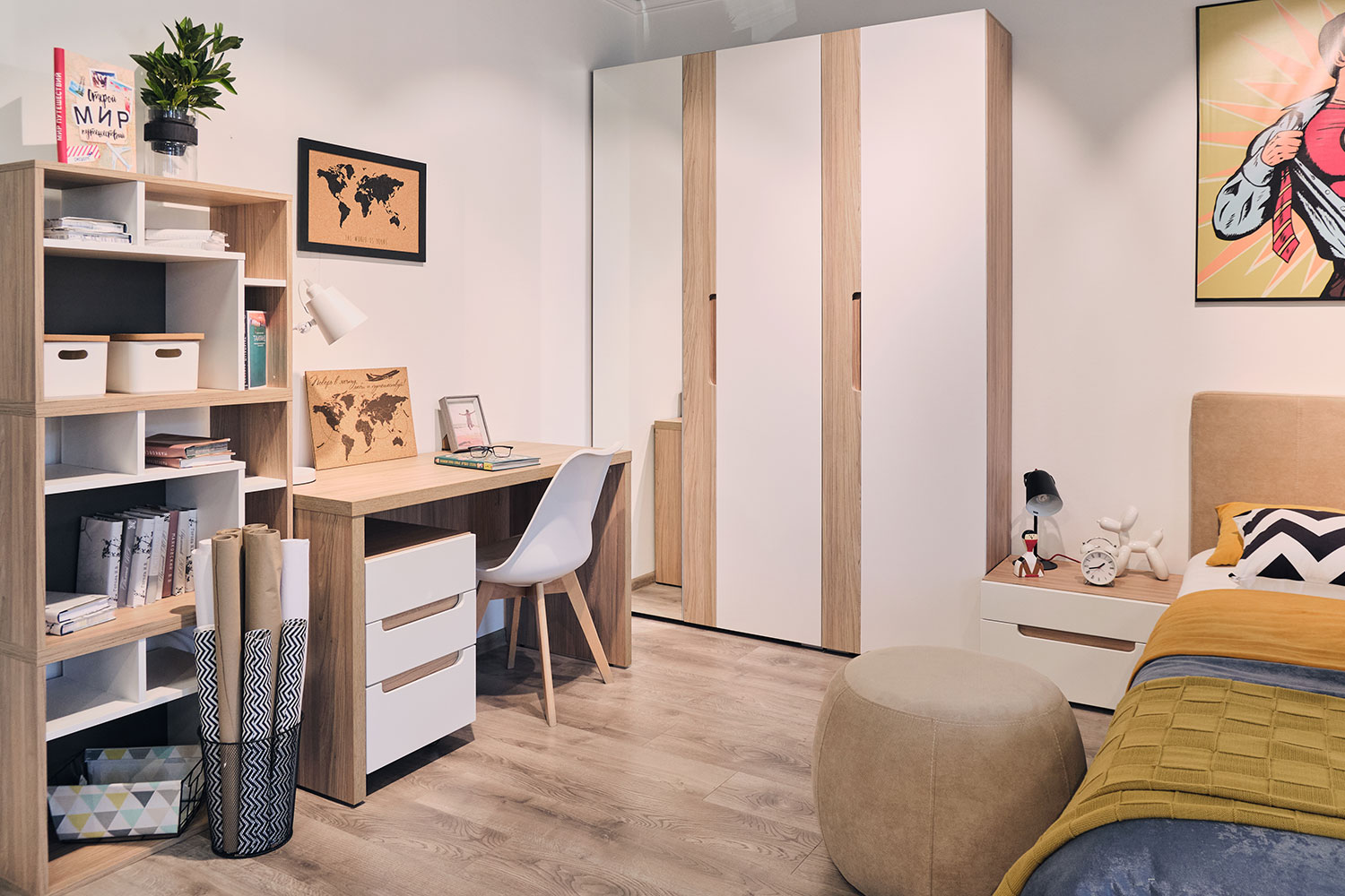 Тумбы - изображение №6 "Выкатная тумба Анри с выдвижными ящиками"  на www.Angstrem-mebel.ru