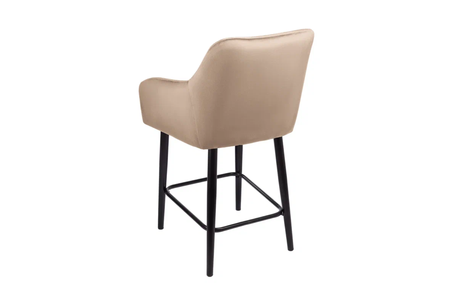 Стулья - изображение №5 "Стул полубарный Отэм бежевый / опоры черные"  на www.Angstrem-mebel.ru
