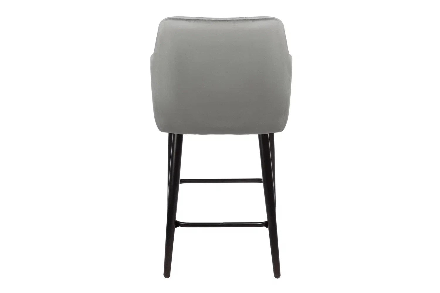 Стулья - изображение №6 "Стул полубарный Отэм серый / опоры черные"  на www.Angstrem-mebel.ru