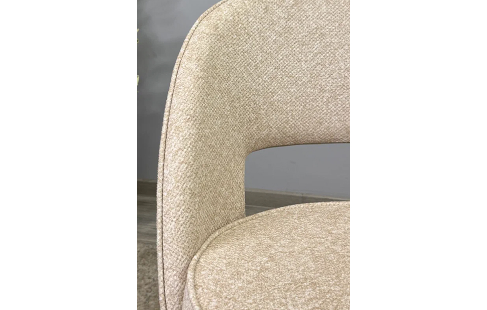 Кухонные стулья - изображение №8 "Стул Мане бежевый / опоры черные"  на www.Angstrem-mebel.ru