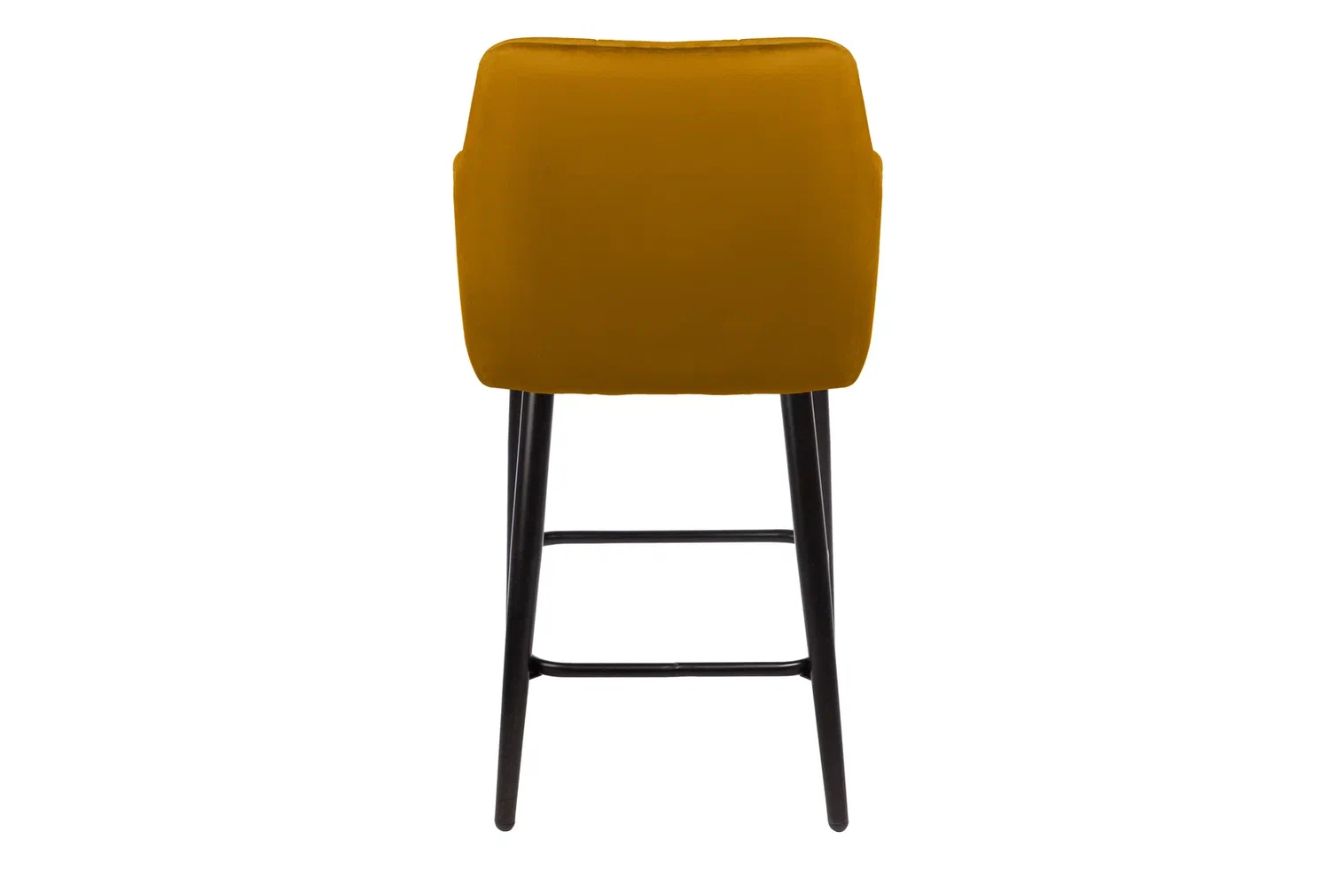 Стулья - изображение №6 "Стул полубарный Отэм горчичный / опоры черные"  на www.Angstrem-mebel.ru