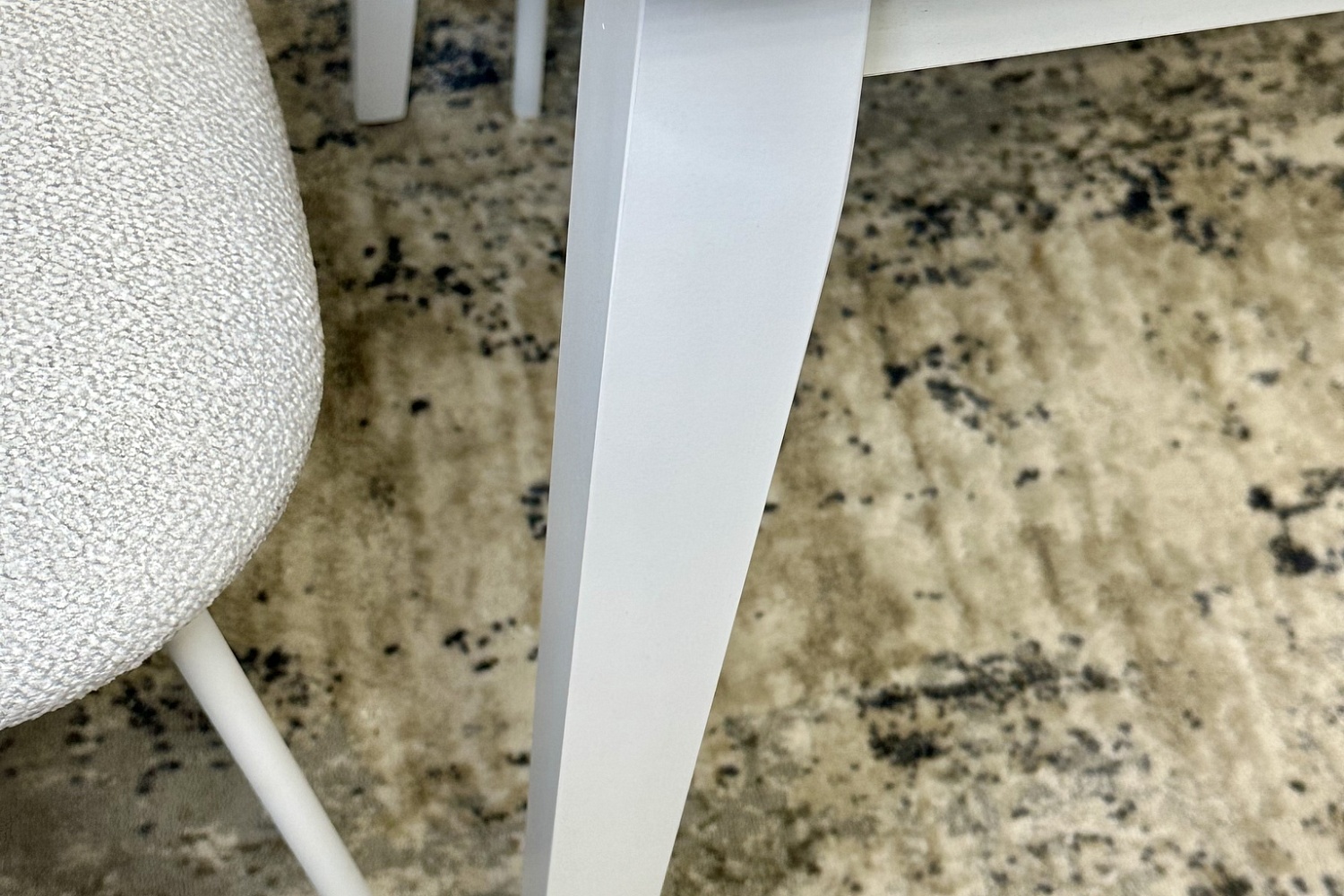 Обеденные столы - изображение №11 "Стол обеденный Орпен опоры белый/столешница белый глянец"  на www.Angstrem-mebel.ru